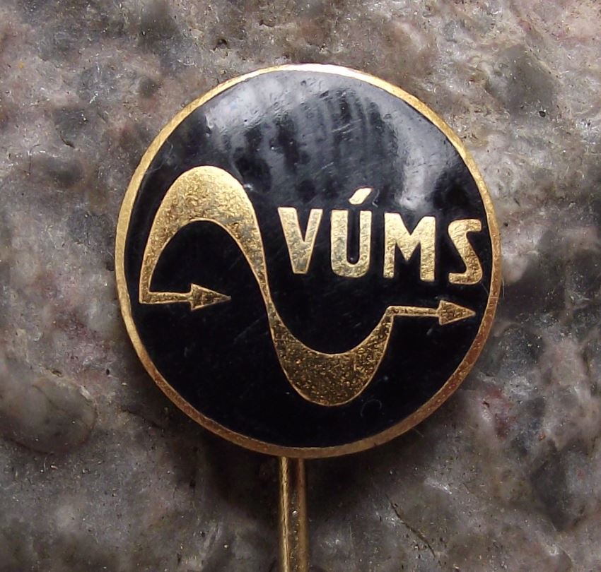 1960s VUMS Mathematical Machines Research Institute Czechoslovakia Pin Badge - Badgecrazy
