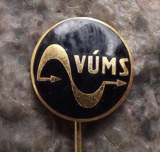 1960s VUMS Mathematical Machines Research Institute Czechoslovakia Pin Badge - Badgecrazy