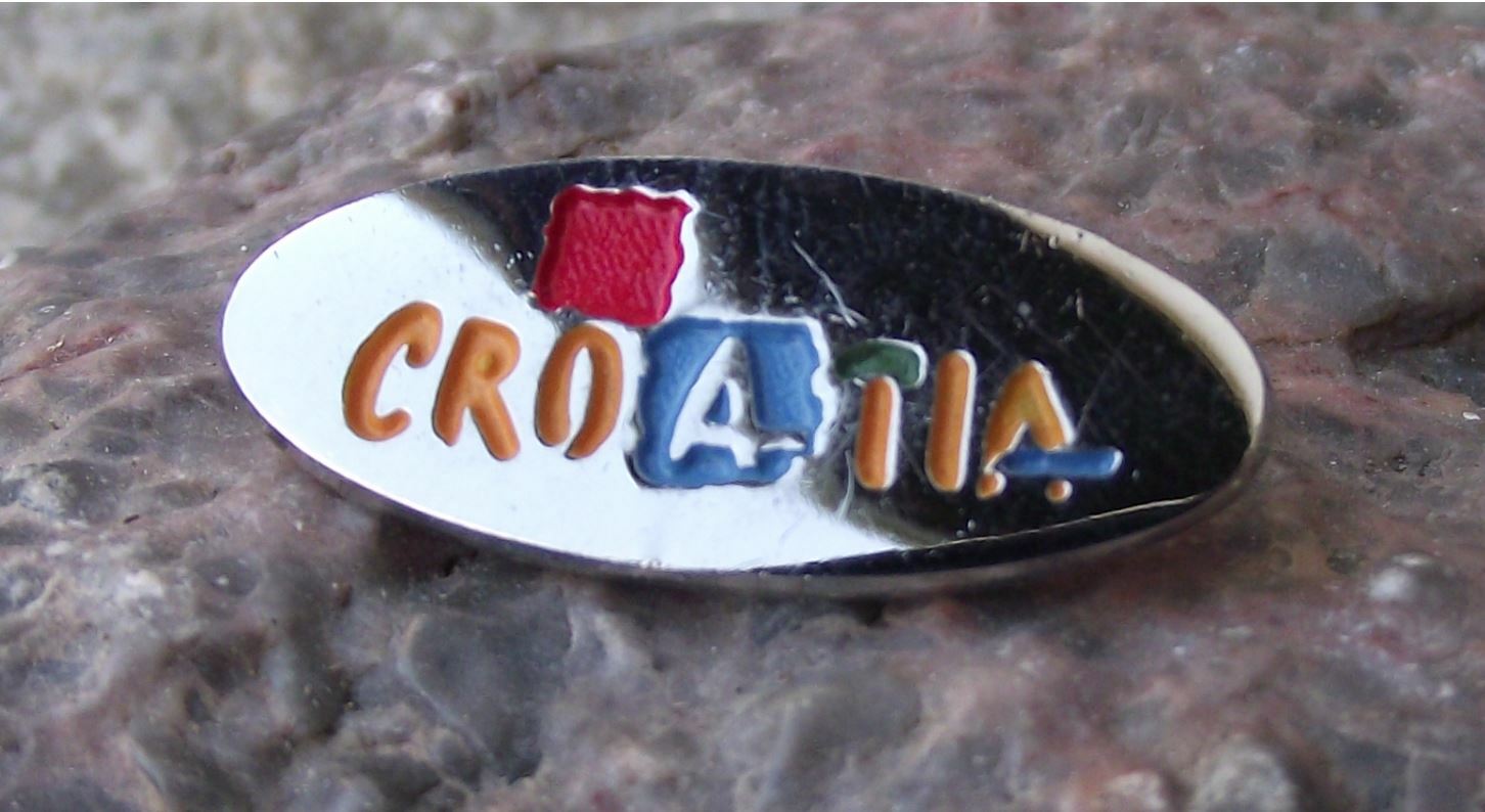 Croatian National Tourist Board Croatia Holiday Logo Emblem Motif Pin Badge - Badgecrazy