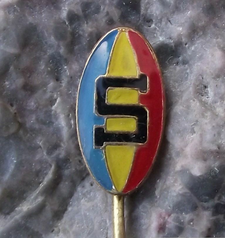 Vintage Sparta Prague Praha Czech Rugby Football Union League Ball Pin Badge - Badgecrazy