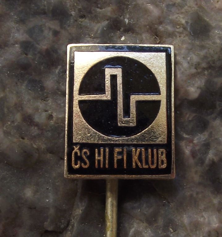 Antique HiFi Hi Fi Club Klub Czechoslovakia Digital Sine Wave Members Pin Badge - Badgecrazy