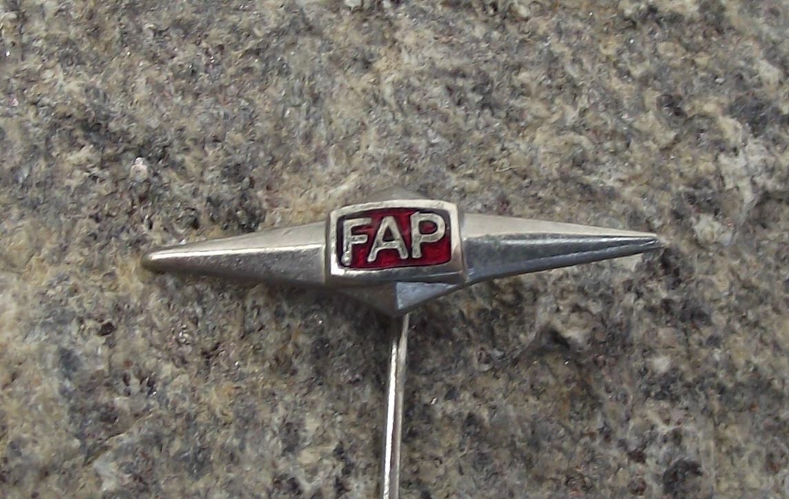 Vintage FAP Serbian Military Vehicles Fabrika automobila Priboj Army Pin Badge - Badgecrazy