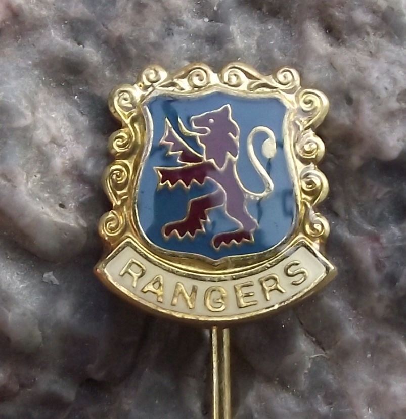 Antique Glasgow Rangers Football Club Scotland Crest Supporters Shield Pin Badge - Badgecrazy