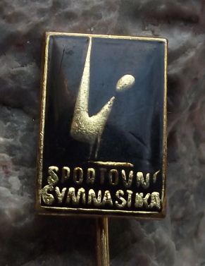 Sports Gymnastics Leg Exercise Pommel Horse Czechoslovak Sports Pin - Badgecrazy