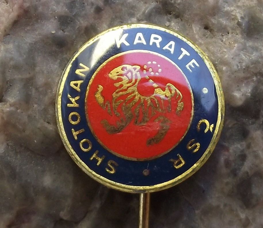 Czechoslovakia Czech Shotokan Karate Union Tiger Logo Martial Arts Pin Badge - Badgecrazy