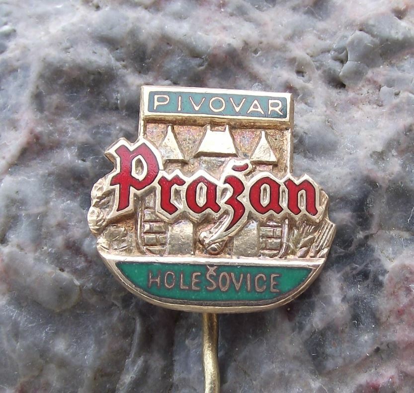 Antique Prazan Pivovar Beer Lager Defunct Brewery of Prague City Crest Pin Badge - Badgecrazy