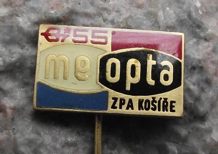 1974 Meopta Stereo Optical Viewfinder Logo Kosire 55th Anniversary Pin Badge - Badgecrazy