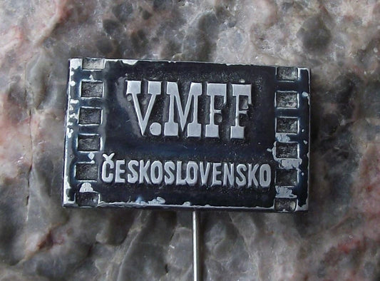 1952 MFF V Karlovy Vary 5th Czech International Film Festival Award Pin Badge
