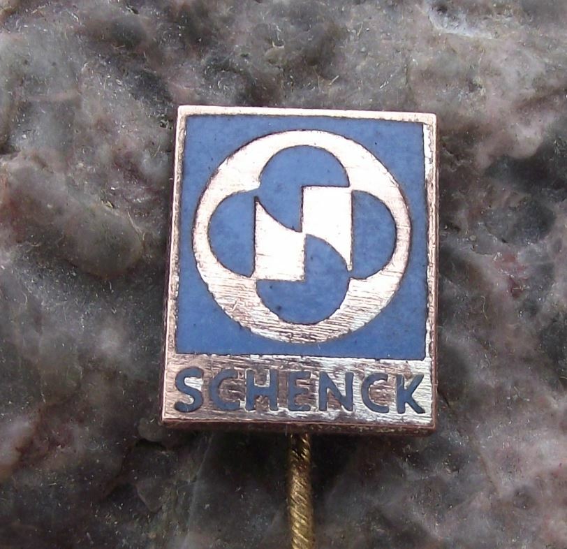 Vintage Schenck Weighing Feeding Screening Technologies Engineering Pin Badge - Badgecrazy