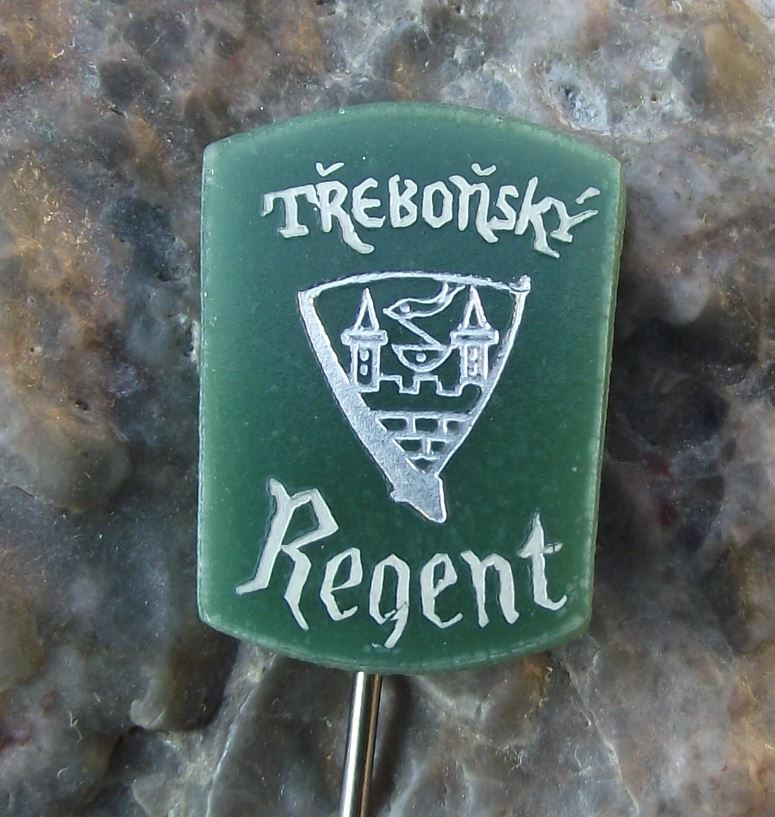 Antique Trebonsky Regent Trebon Czechoslovakia Brewery Beer Lager Pin Badge - Badgecrazy