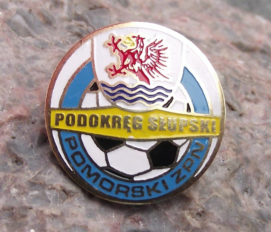 Vintage Podokreg Slupski ZPN Football Club Poland Polish Soccer Pin Badge - Badgecrazy
