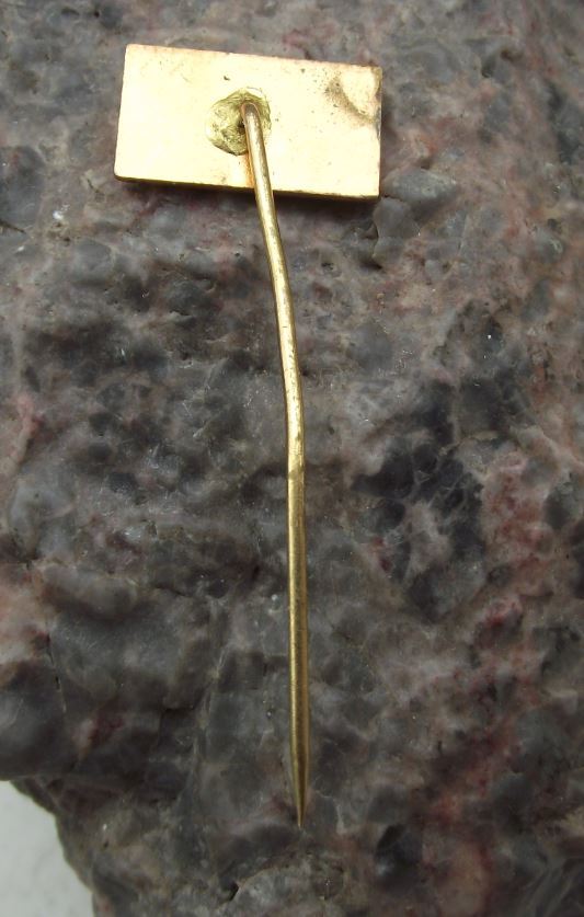 Vintage Namest nad Oslavou Small Charles Bridge Czech Tourist Pin Badge - Badgecrazy