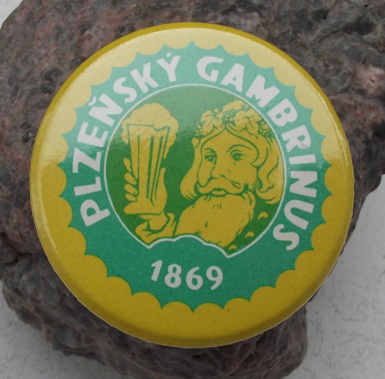 Gambrinus Plzensky 1869 Czechoslovakia Beer Lager Pin Badge - Badgecrazy