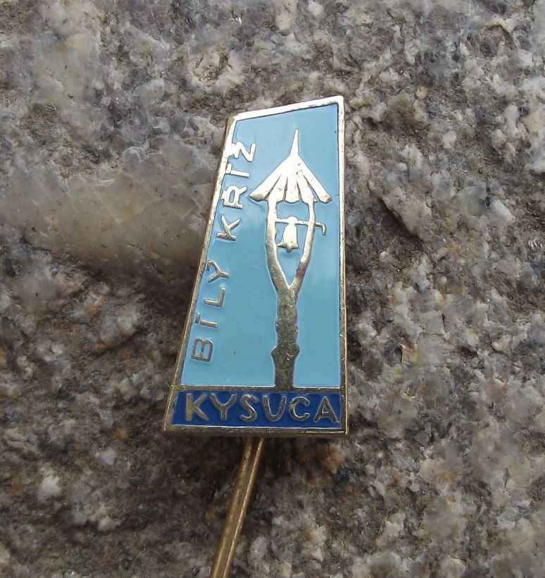 Antique Kysuca Bily Kriz White Cross Beskydy Mountains Tourist Visitor Pin Badge - Badgecrazy