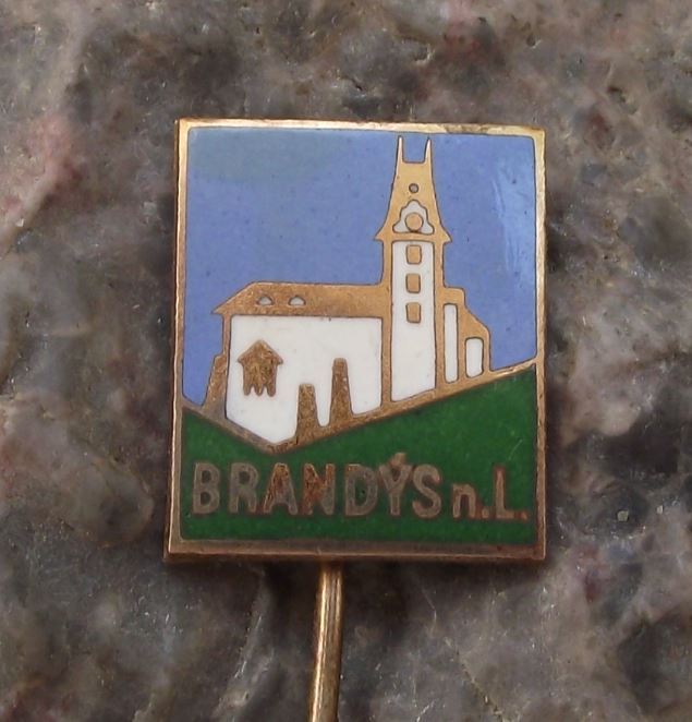 Antique Brandys nad Labem Chateau Palace Travel Tourist Souvenier Pin Badge - Badgecrazy