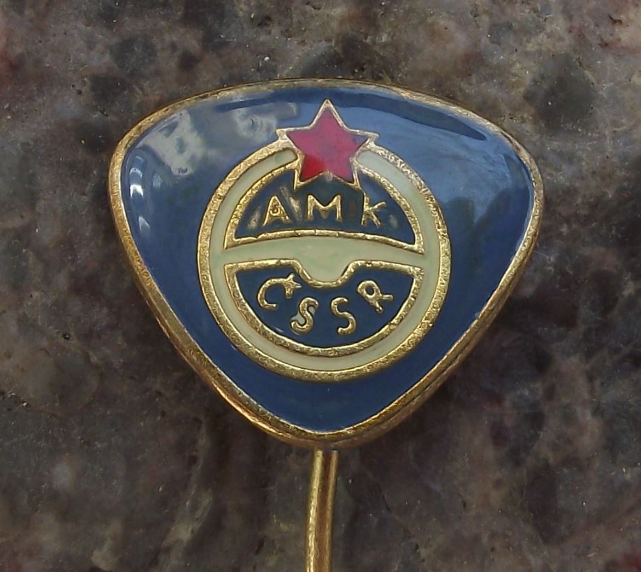 Czechoslovakia AMK CSSR Automotoklub AAA Association Car Club Members Pin Badge - Badgecrazy