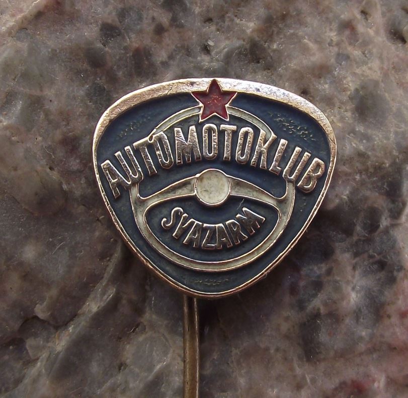 Svazarm Czech Army Military Reserves Automotoklub Advanced Driver AMK Pin Badge - Badgecrazy
