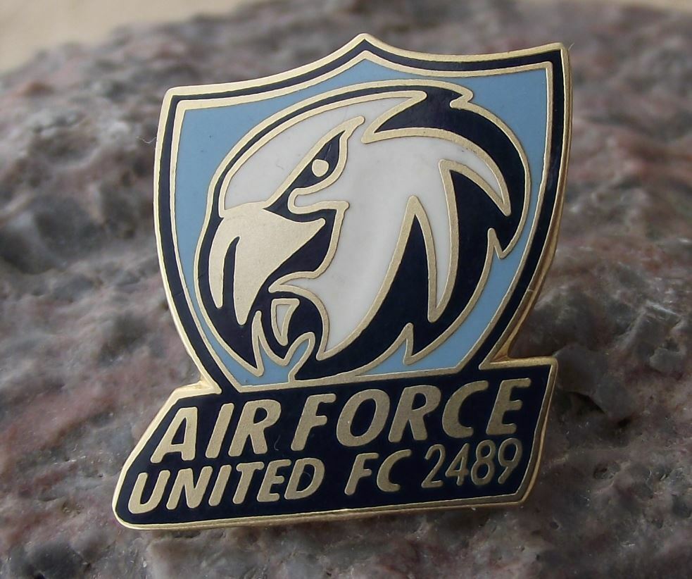 Rare Air Force United FC 2489 Football Club Thai Thailand Soccer Tie Pin Badge - Badgecrazy