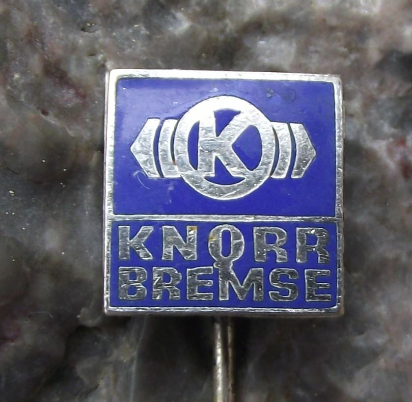 Antique Knorr Bremse AG German Engineering Vehicle Braking Systems Pin Badge - Badgecrazy