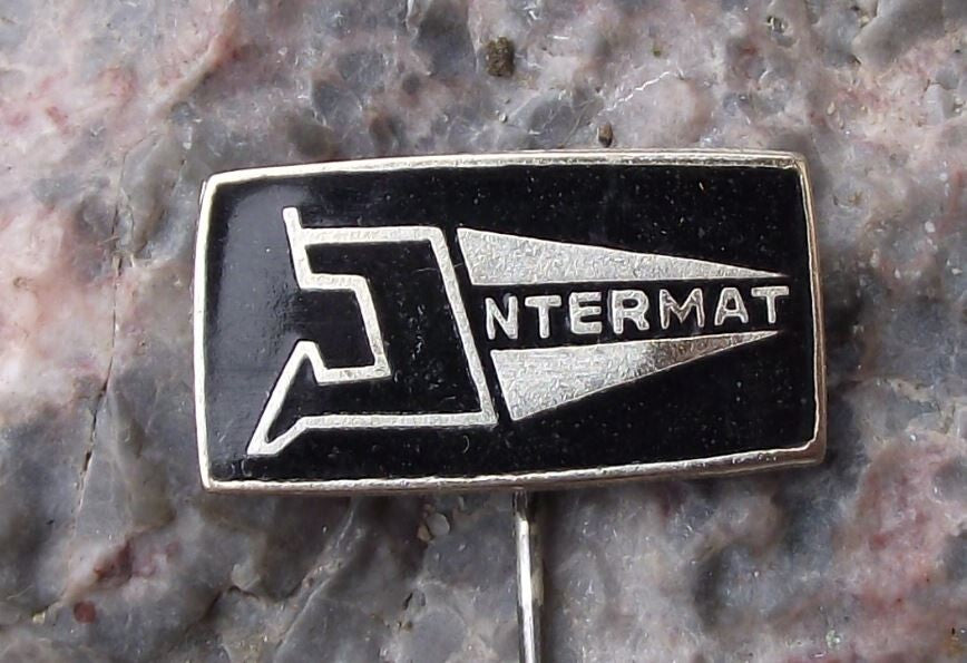 Vintage VEB Intermat East German Railway Coupling DDR GDR Train Firm Pin Badge - Badgecrazy