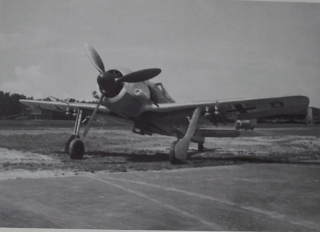 1974 Focke Wulf Fw 190 F-3 Luftwaffe WWII Fighter Aircraft Photographic Plate - Badgecrazy