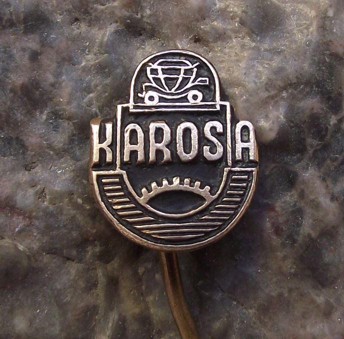 Antique Karosa Bus & Coach Workshop Czechoslovakia Transport Company Pin Badge - Badgecrazy