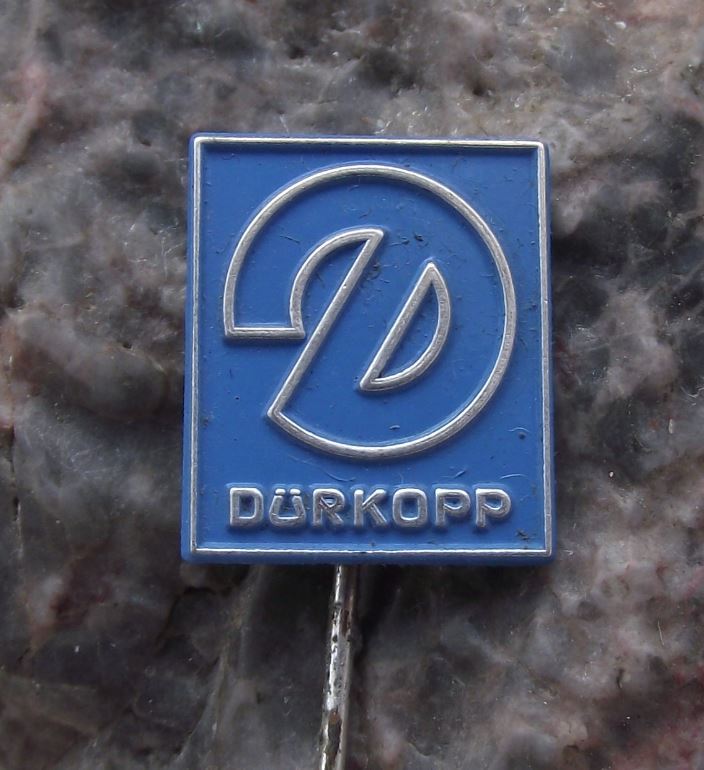 Antique Durkopp Typewriter Motorbike Bicycle Manufacturer Germany Pin Badge - Badgecrazy
