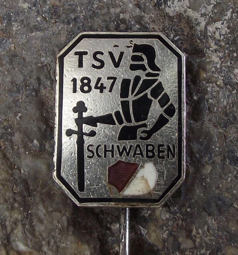 Antique TSV Schwaben Augsburg 1847 Football Soccer Club Supporters Pin Badge - Badgecrazy