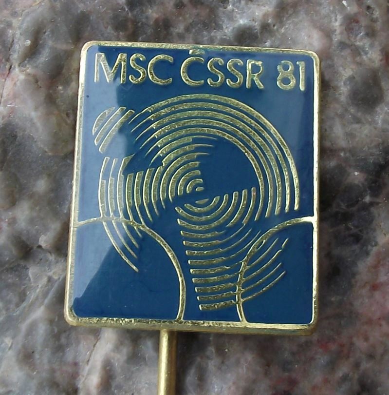 1981 UCI Track Cycling World Championships Brno Bike Bicycle Racing Pin Badge - Badgecrazy