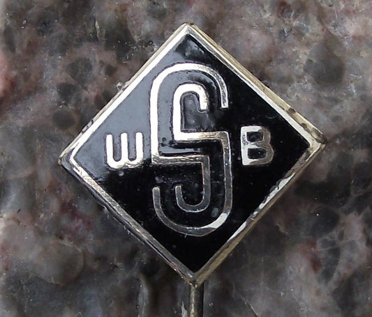 Vintage WSB WSSB Werk fur Signal Sicherungstechnik DDR GDR Germany Pin Badge