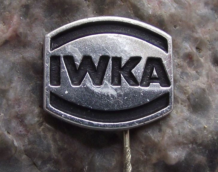 IWKA East Germany Industrie Werke Karlsruhe Augsburg Weapons Factory Pin Badge - Badgecrazy