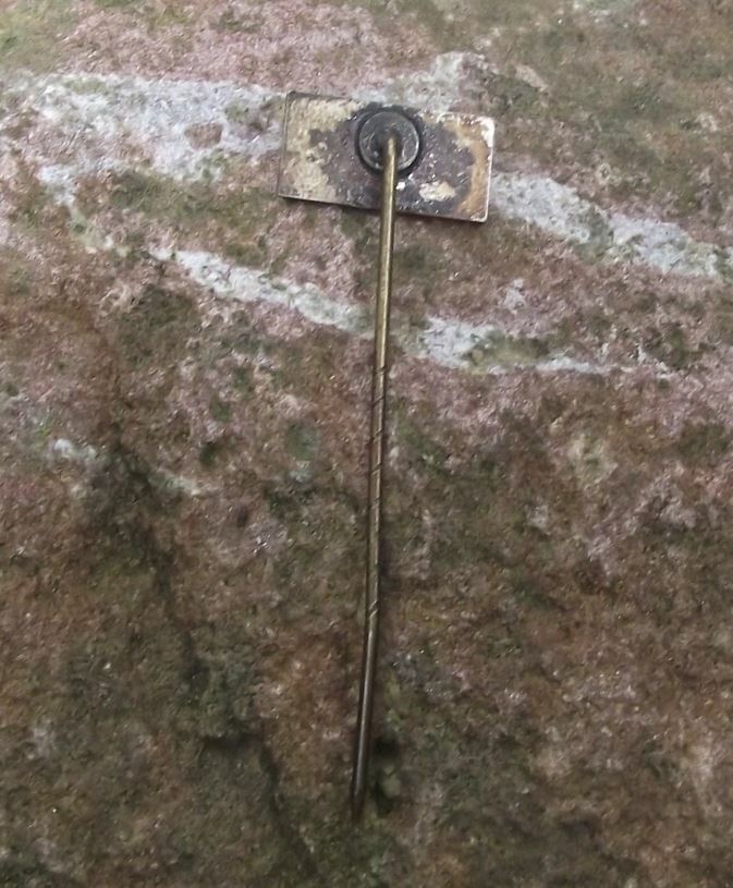 Vintage ICR Initials Logo Company Pin Badge - Badgecrazy