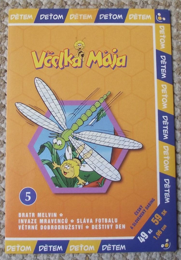 1975 Original & Best Animated Cartoon Vcelka Beine Maja Maya the Bee Episode 5 - Badgecrazy