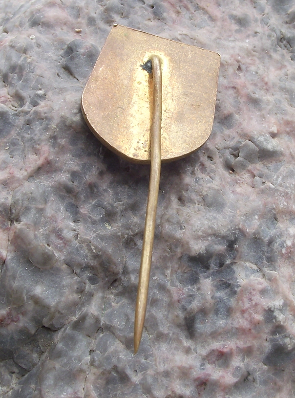 Vintage Lidice Czech Village World War 2 Remembrance Thorns Shield Pin Badge - Badgecrazy