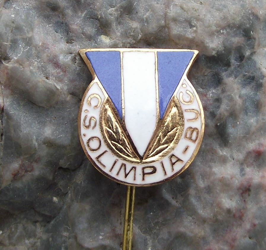 Vintage FC Olimpia Bucuresti Romania Romanian Soccer Football Club Pin Badge - Badgecrazy