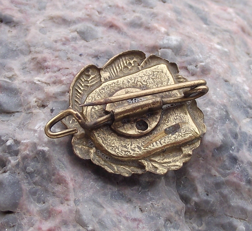 Vintage East German City of Dresden Coat of Arms Heraldic Lion DDR Pin Badge - Badgecrazy