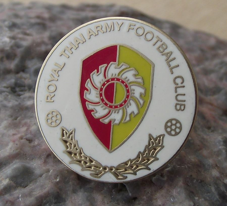 Rare Royal Thai Army Football Club Thailand Soccer Tie Pin Badge Button - Badgecrazy