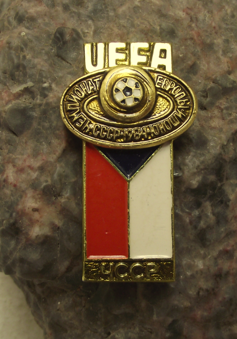 1984 UEFA European Football Championships Czechoslovakia Team Soccer Pin Badge - Badgecrazy