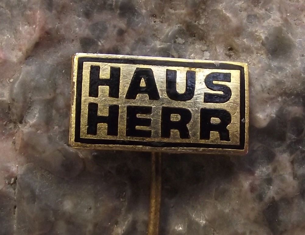 Hausherr System Germany Mineral Mining Drilling Mine Company Bauer Pin Badge - Badgecrazy