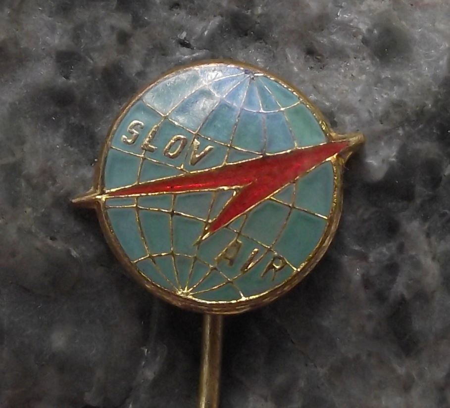 Slov Air Czechoslovakian Airline Slovak Transport Aircraft Delta Logo Pin Badge - Badgecrazy