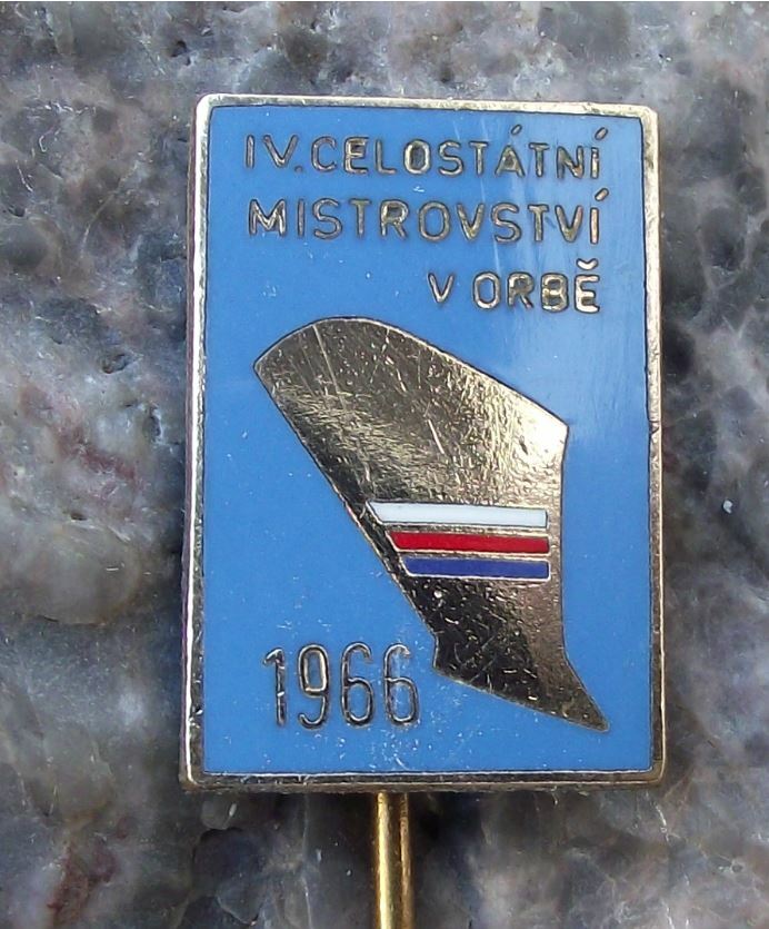 1966 All State Czech Field Ploughing Competition Match Championships Pin Badge - Badgecrazy