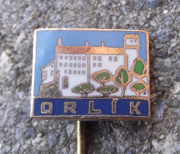 Orlik Czech Gothic Castle Chateau Czech Tourist Souvenier Sight Pin Badge - Badgecrazy