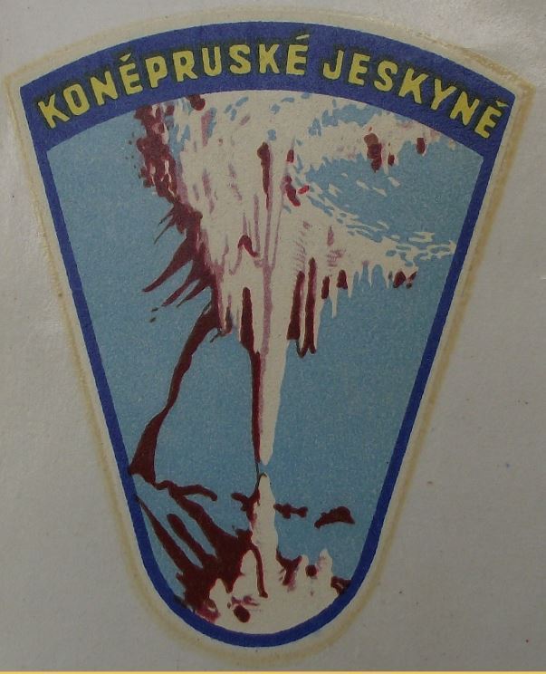 Antique Czech Cave System Koneprusy Caves Caving Stalagtite Decal Sticker - Badgecrazy