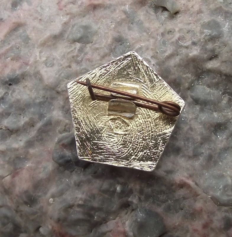 Vintage Lenin Russian Soviet Union Communist Politician Radiant Lines Pin Badge - Badgecrazy