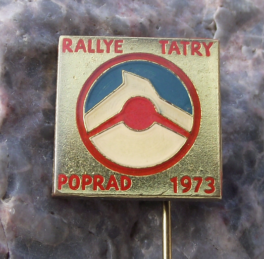1973 Tatra Rally Motorsport Rallye Tatry Poprad Slovakia FIA Car Race Pin Badge - Badgecrazy
