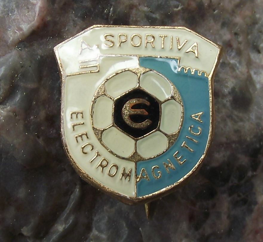AS Electromagnetica Bucharest Romanian Soccer Football Shield Crest Pin Badge - Badgecrazy