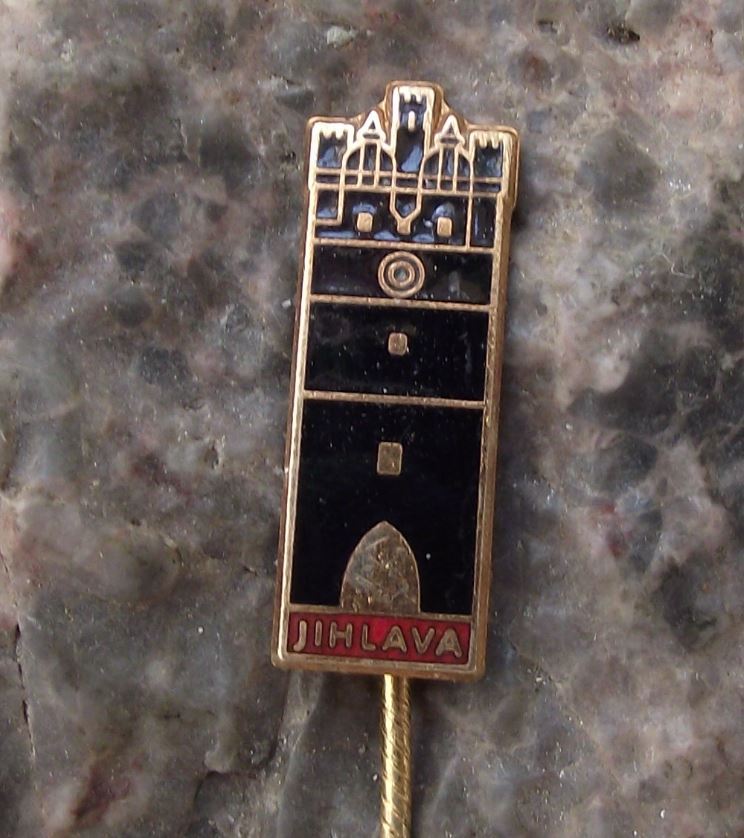Antique Jihlava Iglau Brana Matky Bozi Holy Mother City Gates Tourist Pin Badge - Badgecrazy