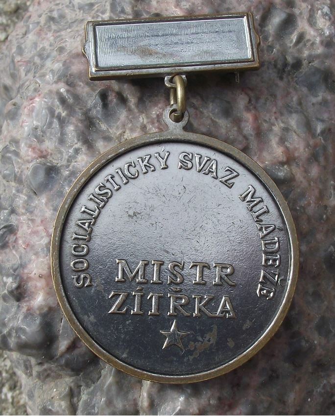 Antique SSM Socialist Youth of Czechoslovakia Master of the Future Medal - Badgecrazy