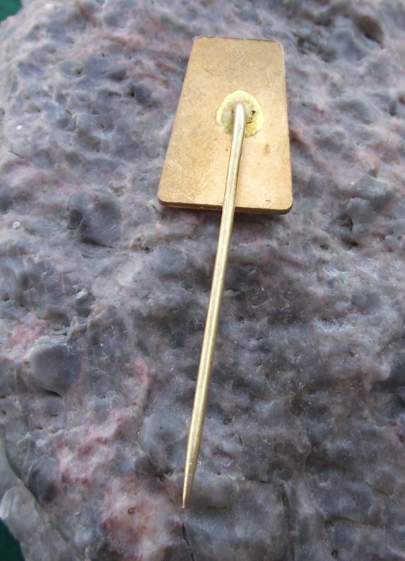 Antique Jindrich Simon Baar Monument Catholic Priest Poet Writer Czech Pin Badge - Badgecrazy