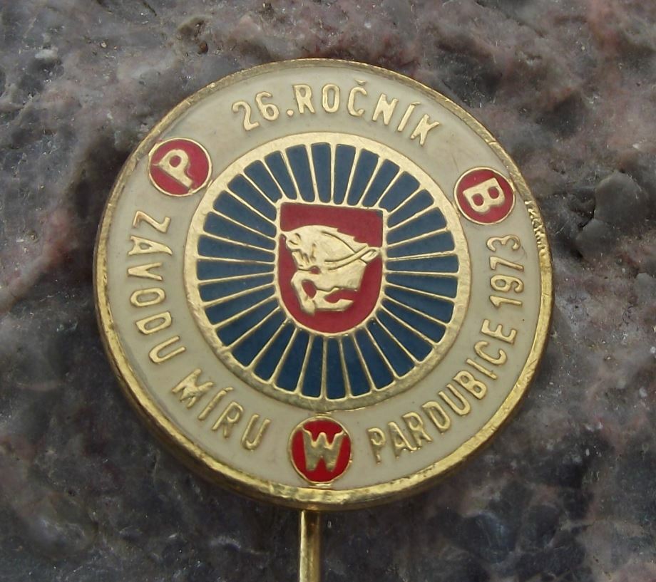 1973 WBP Prague Warsaw Berlin Peace Race Bike Bicycle Pardubice Stage Pin Badge - Badgecrazy